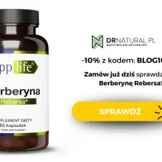Suplement diety Berberyna Rebersa. Dowiedz się, co to jest i zamów z rabatem 10% na DRnatural.pl.
