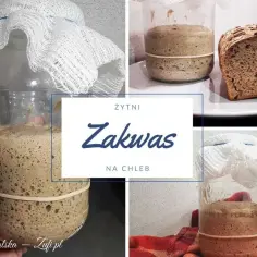 Jak zrobić zakwas na chleb? Słoik z aktywnym zakwasem żytnim, gotowym do pieczenia pysznego chleba.
