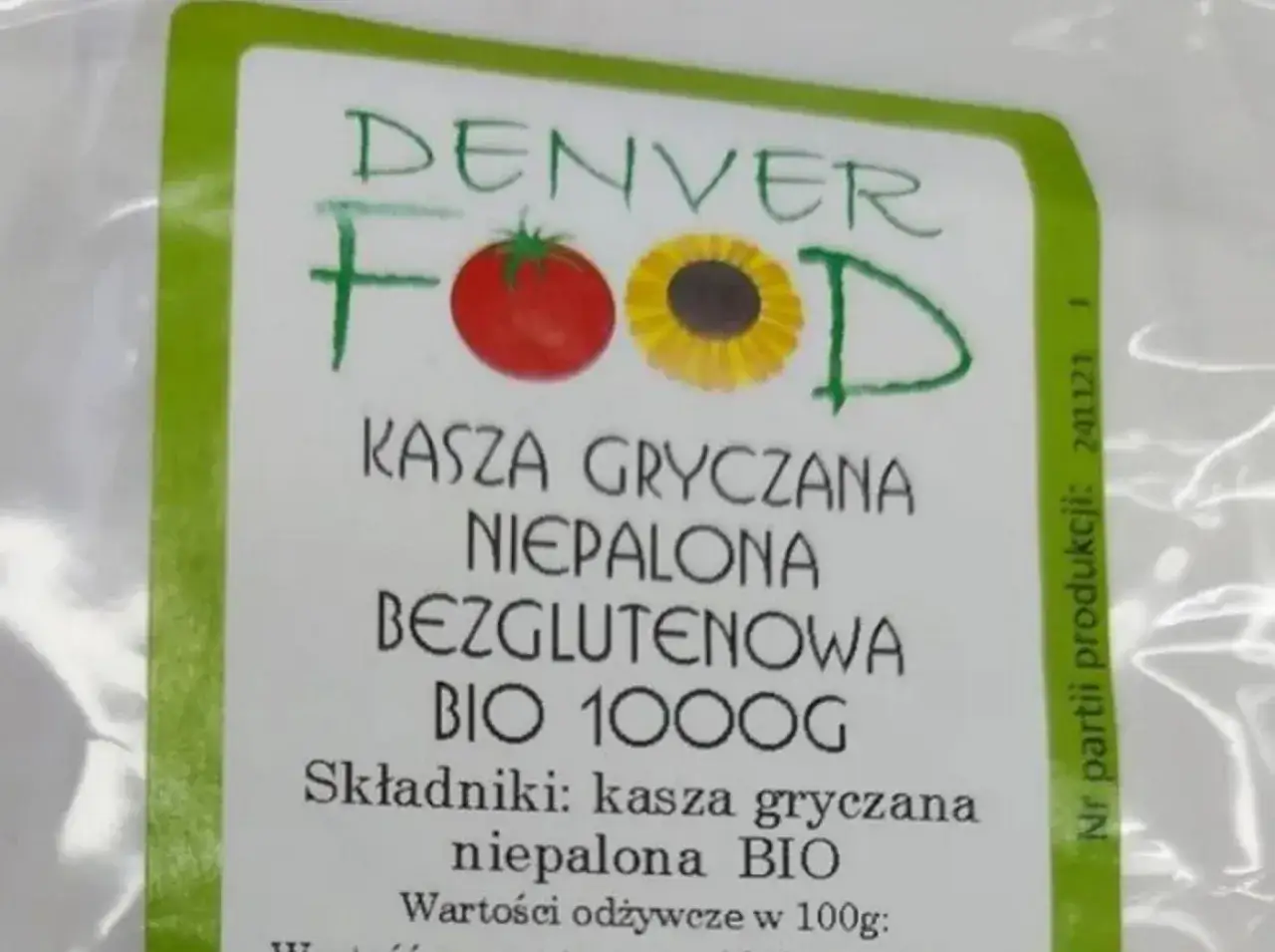 Kaszę gryczaną niepaloną BIO Denver Food można spożywać, bo czy kasza gryczana ma gluten? Nie, ta jest bezglutenowa.