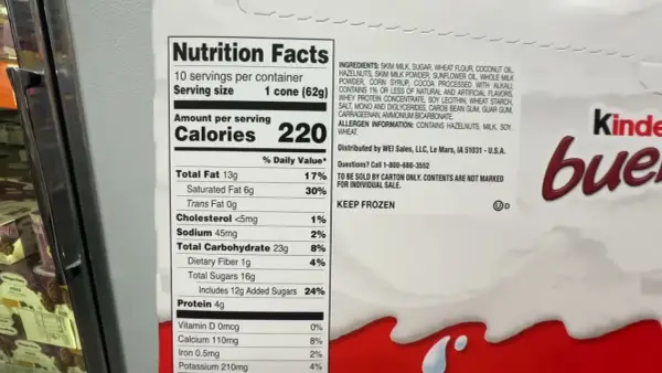 Kinder Bueno kcal - Ile kalorii ma sztuka i jak wliczyć go w dietę?